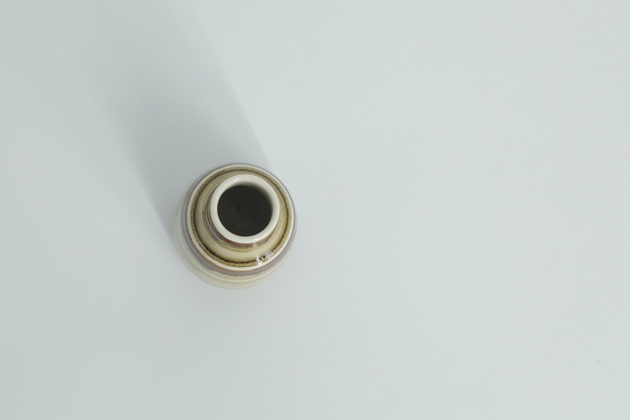 Petit Vase Scandinave de Collection en Grès Marron par Gunnar Borg pour Höganäs Keramik, 1960s