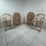 6x vintage foldable chair Gigi Sabadin model Arca