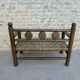 Wood and rope bench, 1950s, Dudouyt