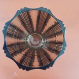 vintage vase in smoked glass