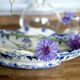 Ravier in porcelain, Ironstone, model Flora, Creil & Montereau XIXth