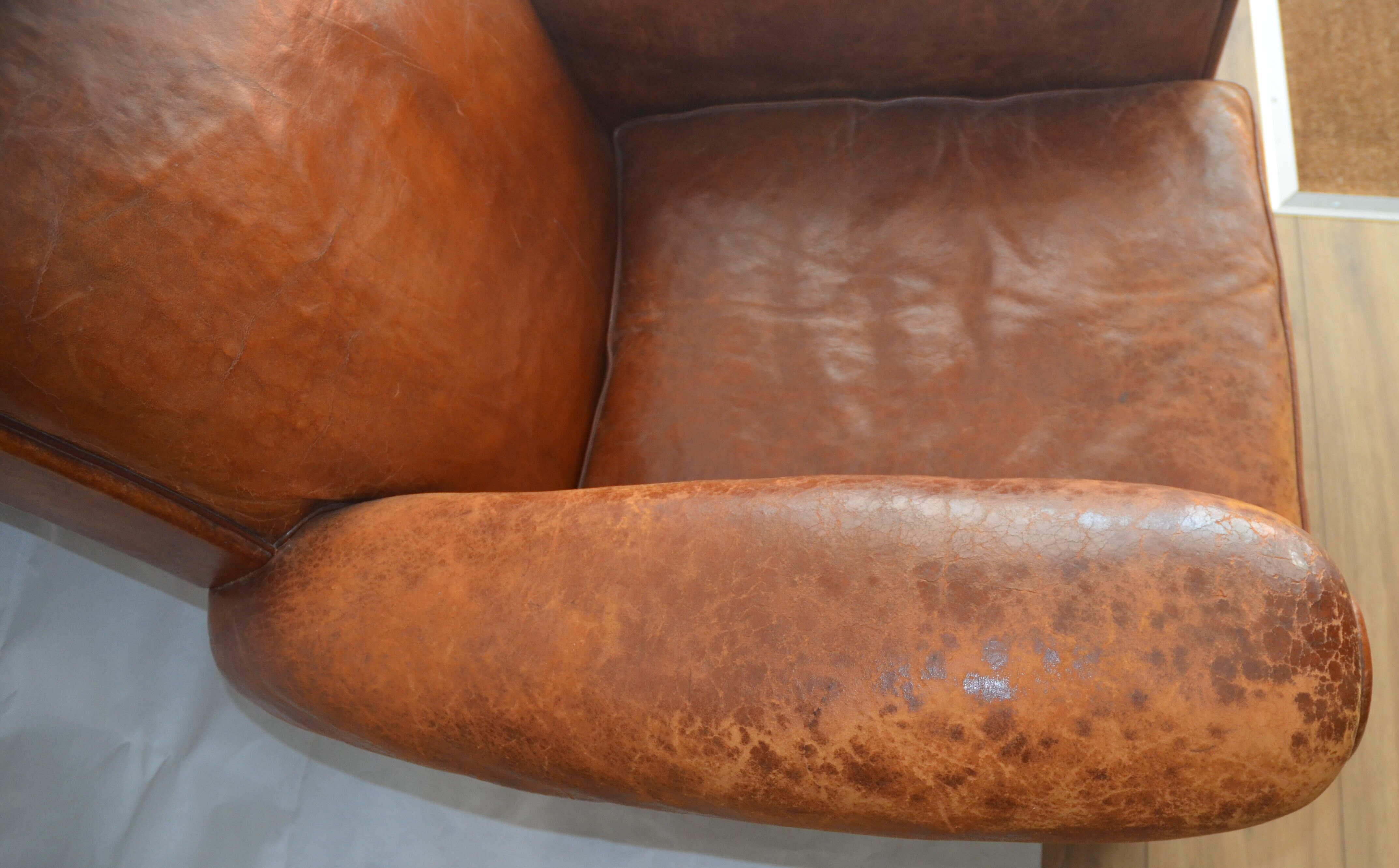 Leather armchair