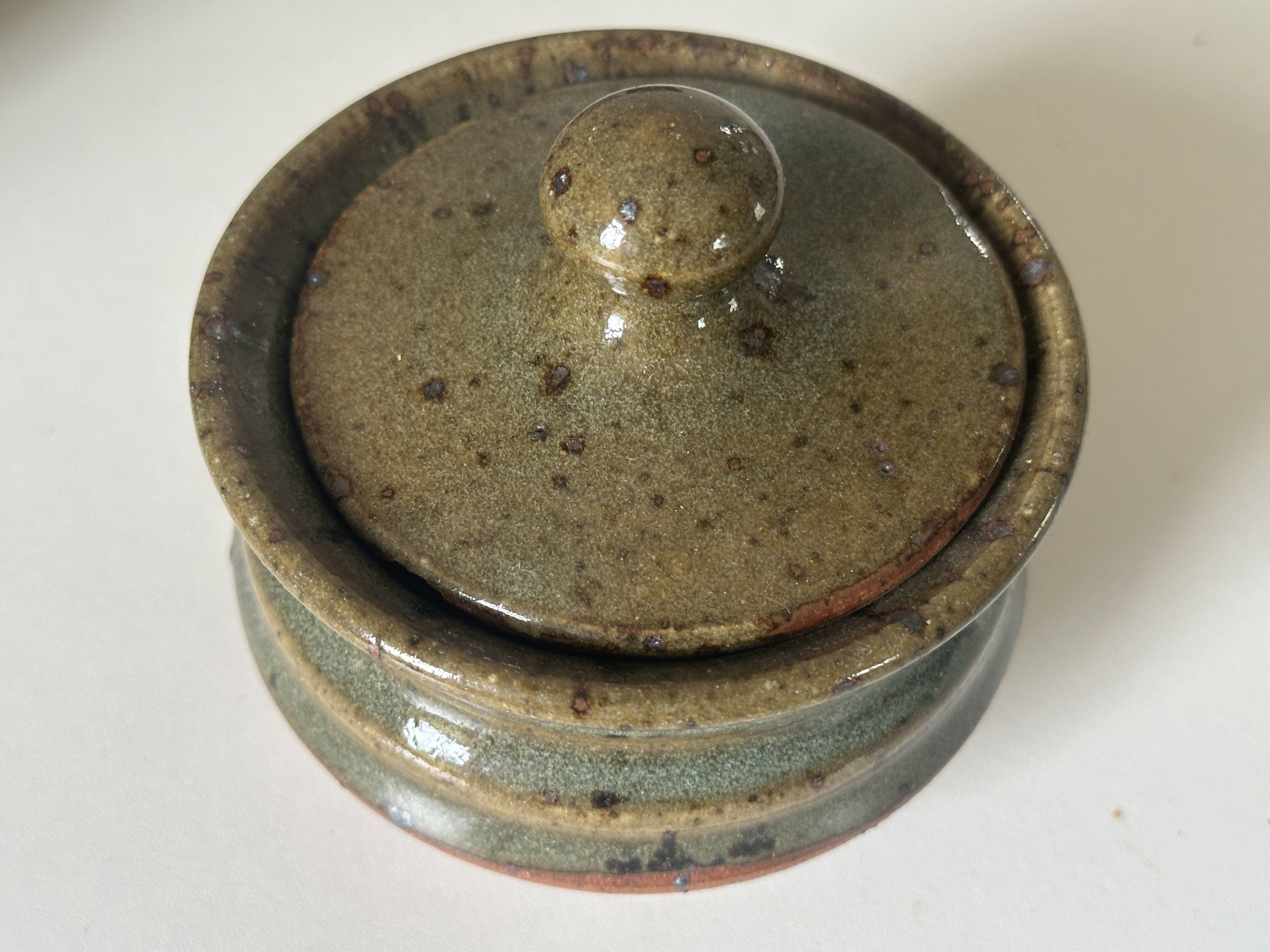 Vintage Gustave Tiffoche ceramic tea set from the 60s