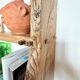 Solid wood wall shelf / storage shelf