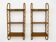Pair of wall shelves in rattan