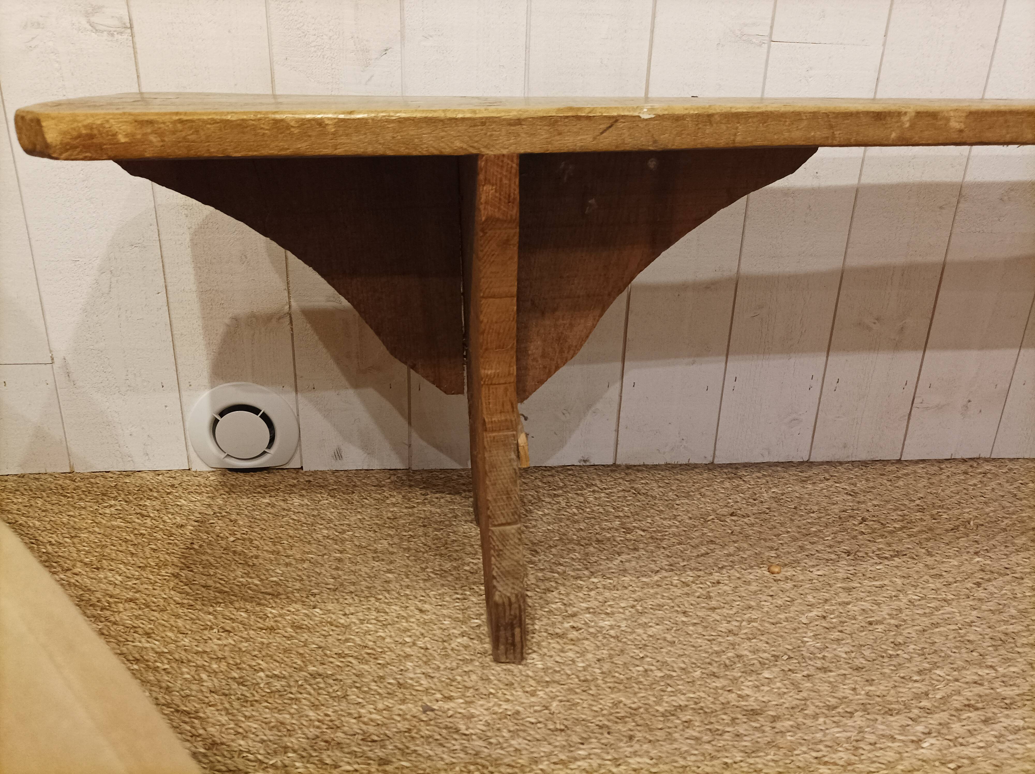 Antique solid wood bench