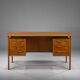 Danish Teak Boomerang Desk by Imha Mobelfabrik, 1970s