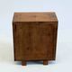 Set of two vintage Art Deco bedside tables with burl wood