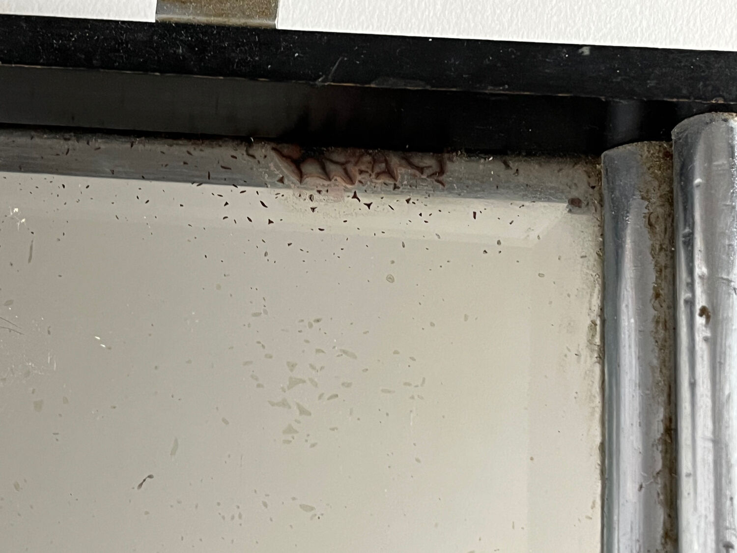 Art Deco rectangular mirror top