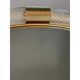 Round Torciglione Gold Murano Glass Wall Mirror by Simoeng for Simoeng