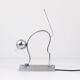 Table lamp sculpture of a cat in the Hagenauer style from the 1930s Art Deco.