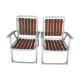 Lot de 2 chaises de camping USA