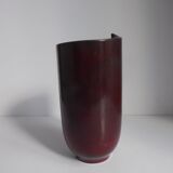 Vase 1950 en grès à col découpé