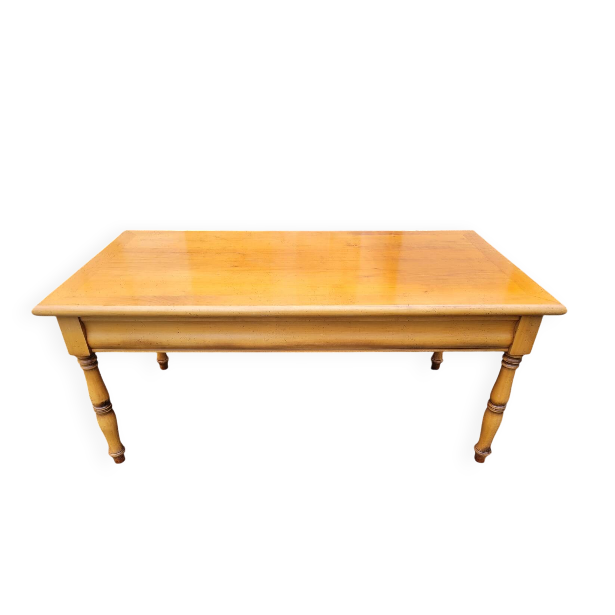 Cherry wood coffee table