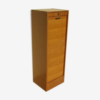 Golden oak filing cabinet
