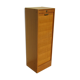 Golden oak filing cabinet