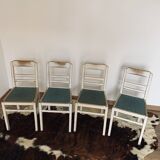 Series of 4 vintage chairs