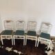 Series of 4 vintage chairs