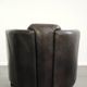 Fauteuil design Aviator en cuir de vache grainé