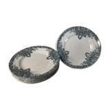 Set of 8 vintage plates Saint Amand