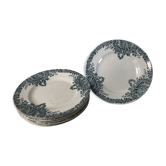 Ensemble de 8 assiettes vintage saint Amand