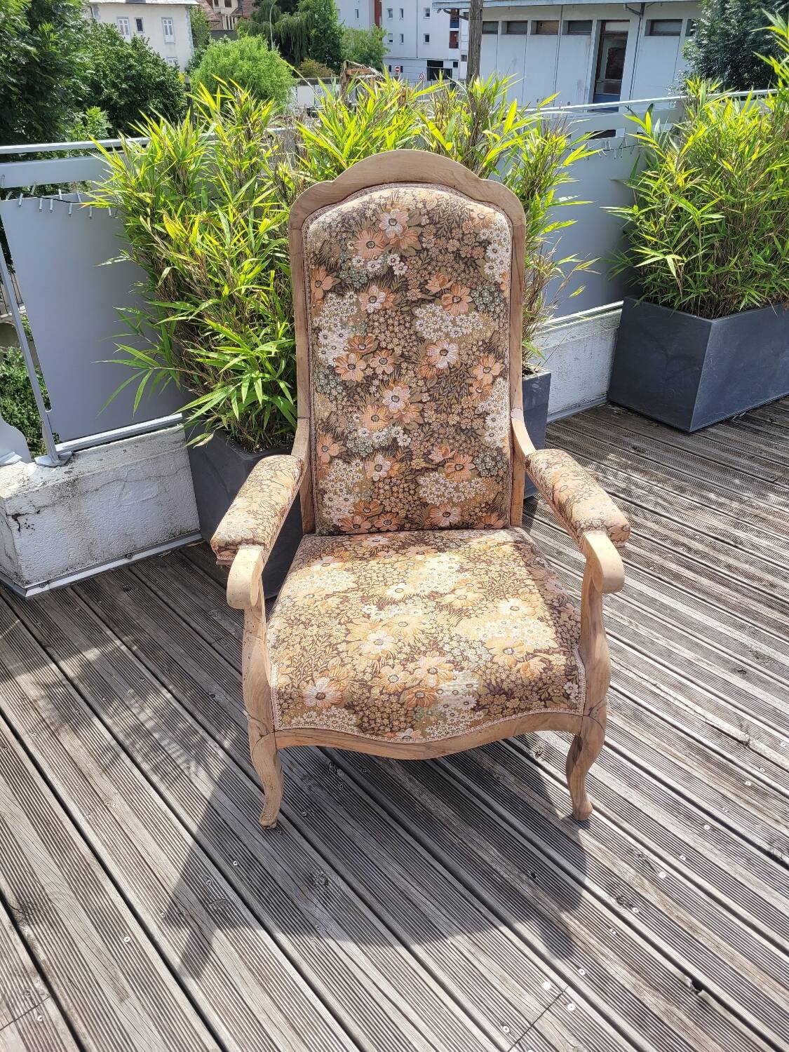 Antique Voltaire armchair
