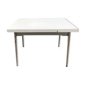Table blanche en formica années 1970