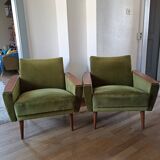 Pair of vintage armchairs