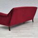 1960s, Danish 3 seater sofa, original good condition, furniture velour, beech wood .