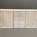 Modular solid beech sideboard "Ditlev Karsten" Scandinavian design.