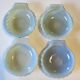 6 dishes with scallops in opaline from Arcopal in very good condition