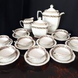Art deco porcelain service Bernardaud Limoges