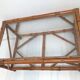 Vintage coffee table in real bamboo and glass 60/70