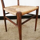 Series of 3 chairs style Gio Ponti