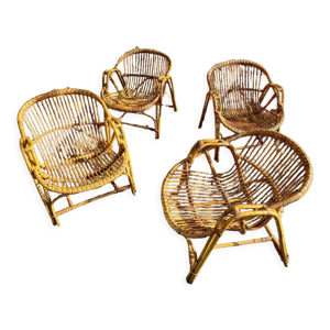 fauteuils de jardin rotin