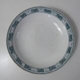Plate  model lotus, terre de fer