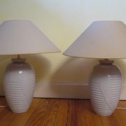 Paire de pieds de lampes Deschuytener esprit Arts Déco