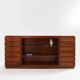 Large modernist cabinet with two doors in mahogany from around 1940.