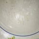 Flat Plate in Gien Earthenware hand decorated - Vintage 1940