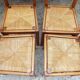 4 straw chairs
