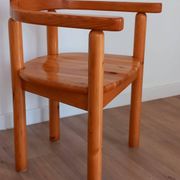 Chaise danoise en pin des années 1980