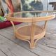 Rattan coffee table