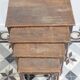 4 antique nesting tables made of turned wood