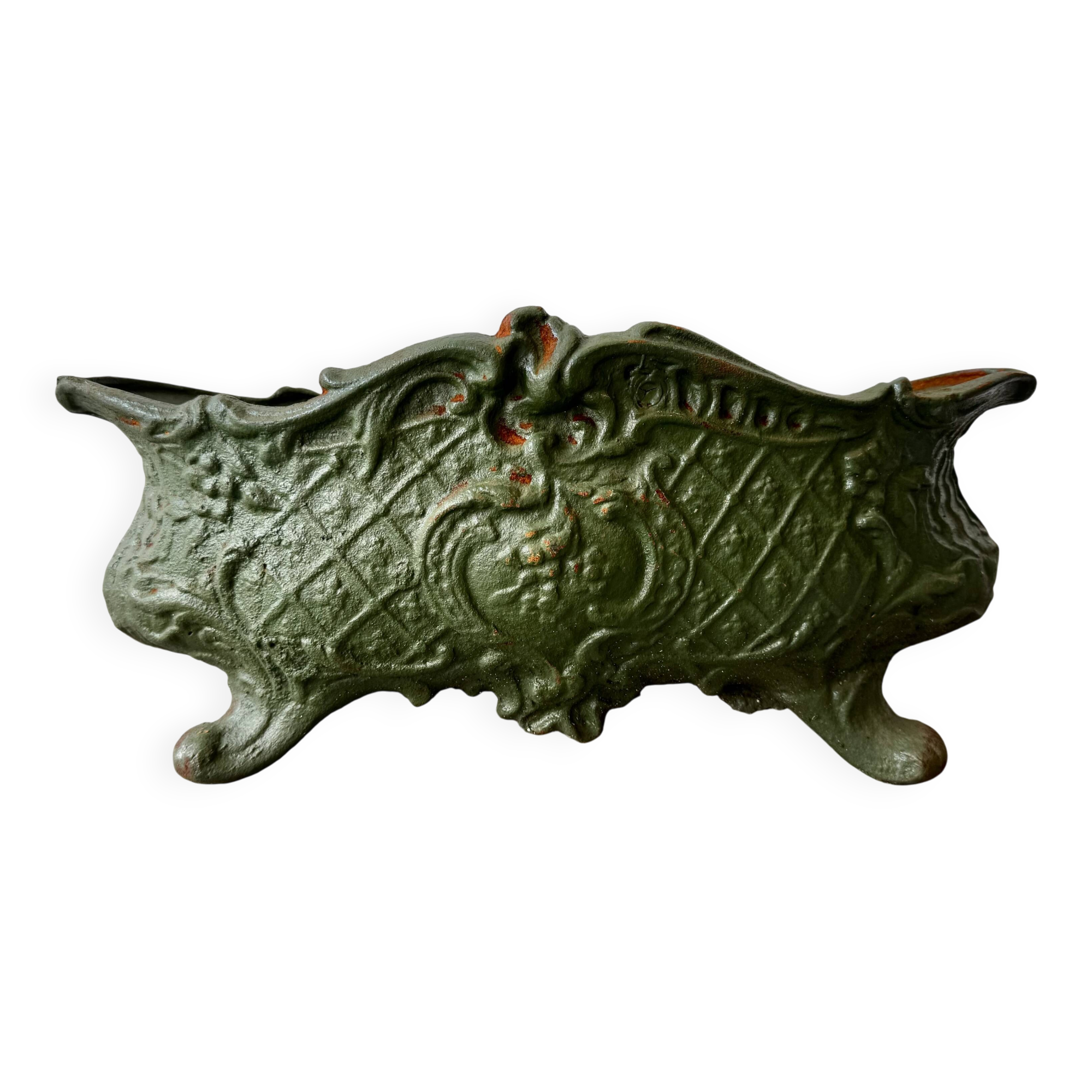 Vintage French Style Cast Iron Planter