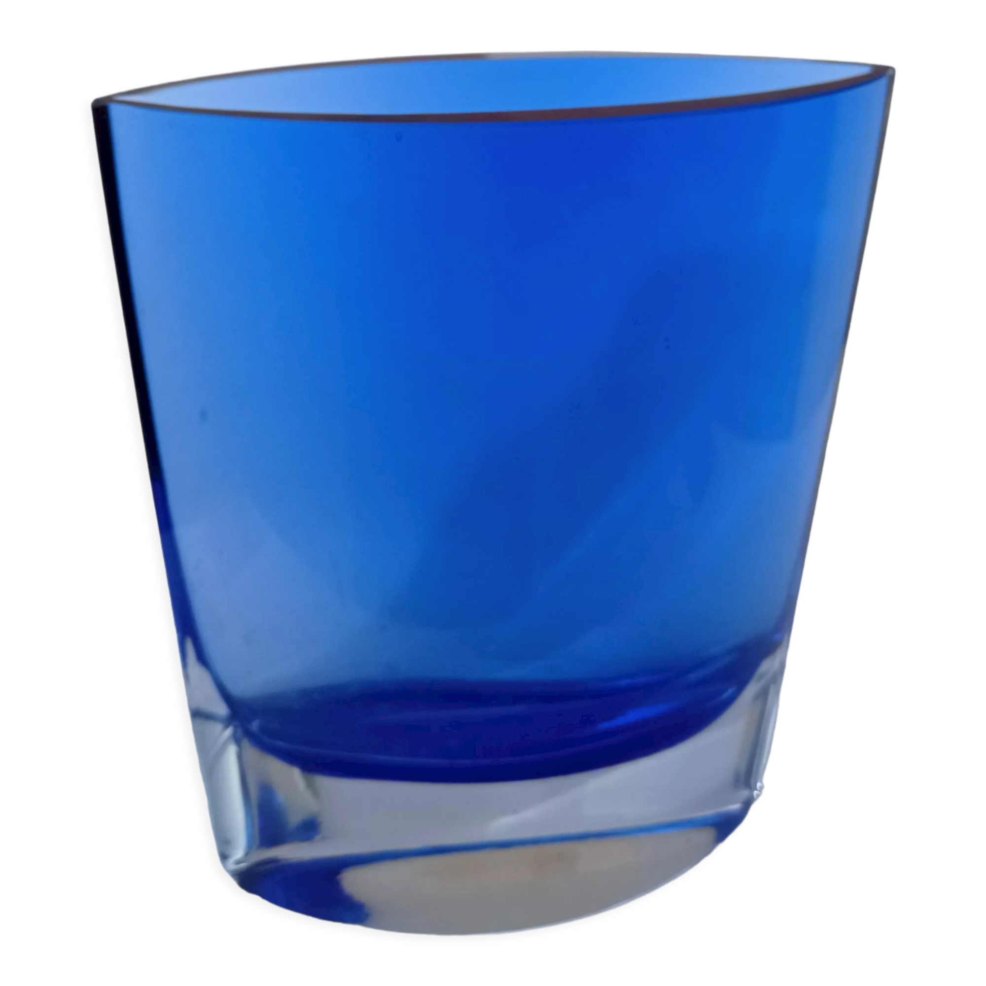 Vintage glass vase Murano Sommerso 1970