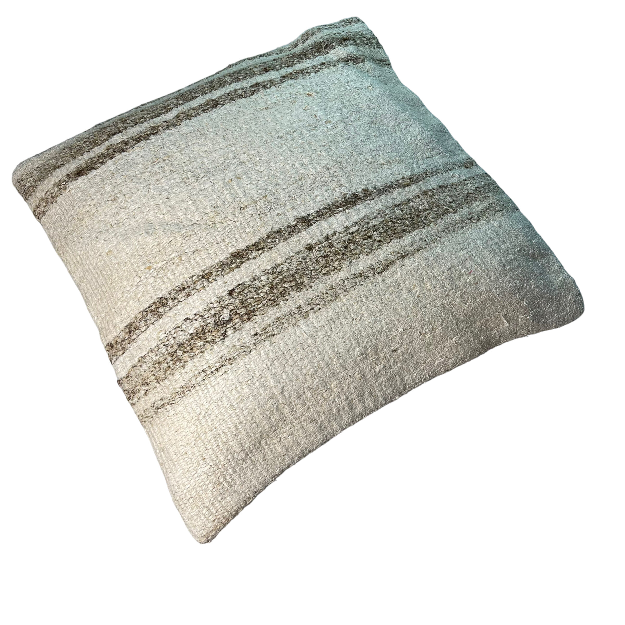 Vintage turkish kilim cushion cover , 60 x 60 cm
