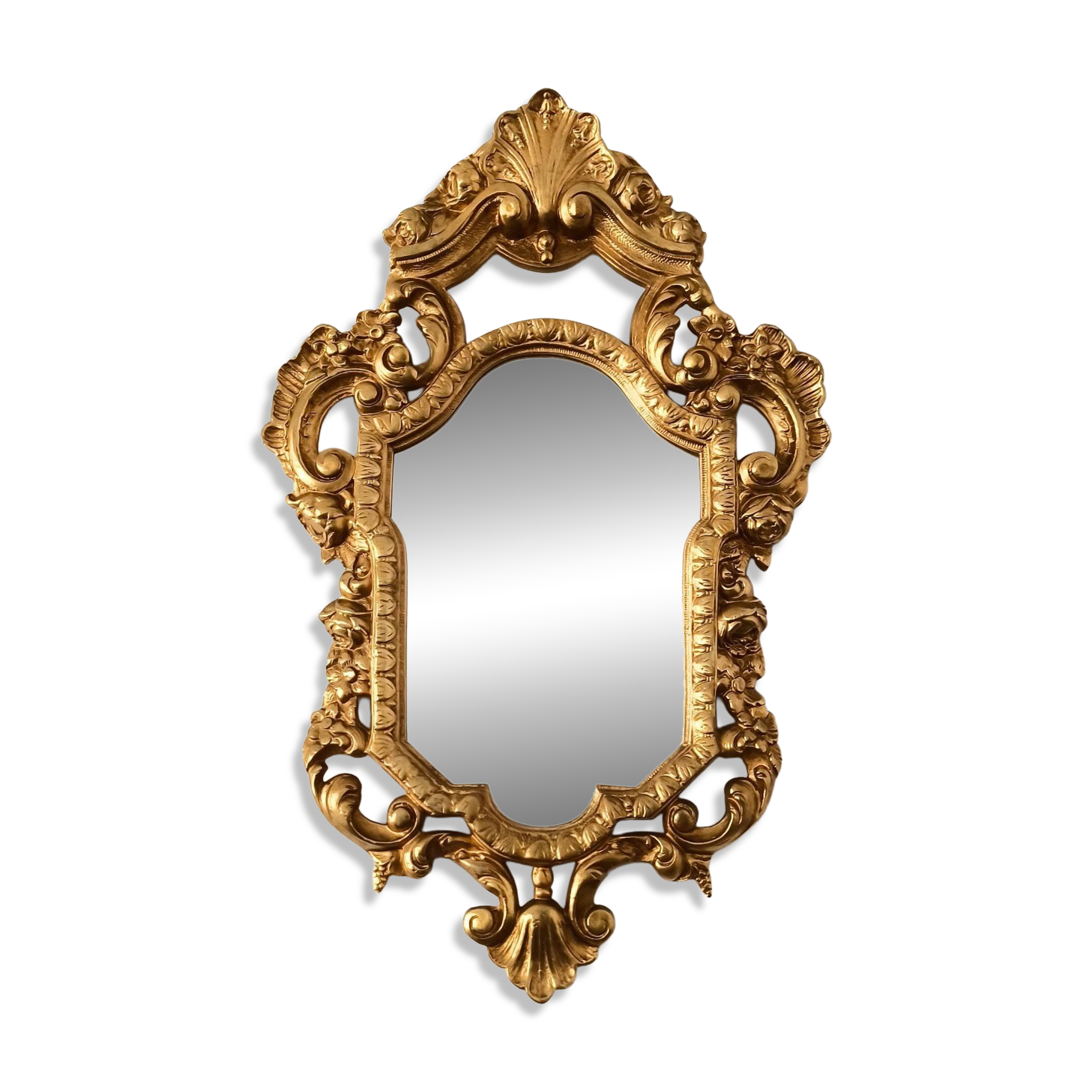 Bronze mirror in Louis XV style