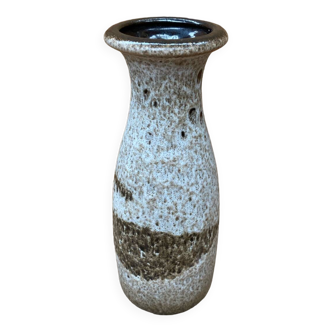 Ancien Vase scheurich keramik Céramique Beige Brun