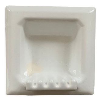 Old wall mounted soap dish to recess