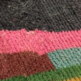 Moroccan Berber boujaad carpet with colorful patterns 277x188cm